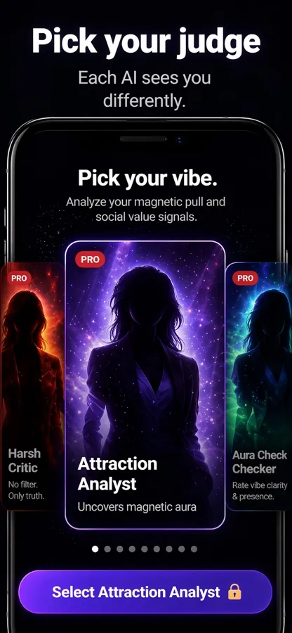 StyleLens lens selection screen